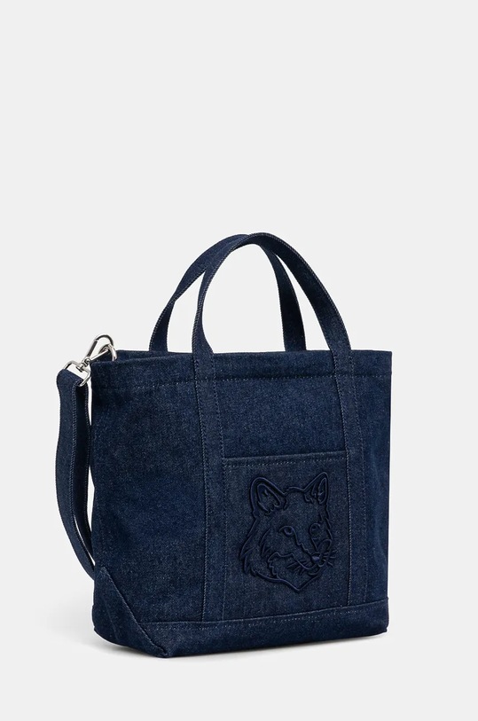 Maison Kitsuné torba Fox Head Small Tote LW05103WD4020 granatowy AW25