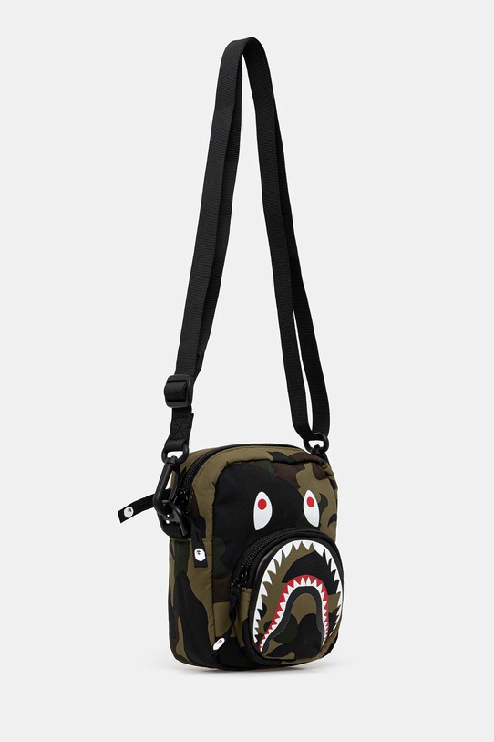 A Bathing Ape saszetka Camo Shark 001SGL301021M zielony AW25