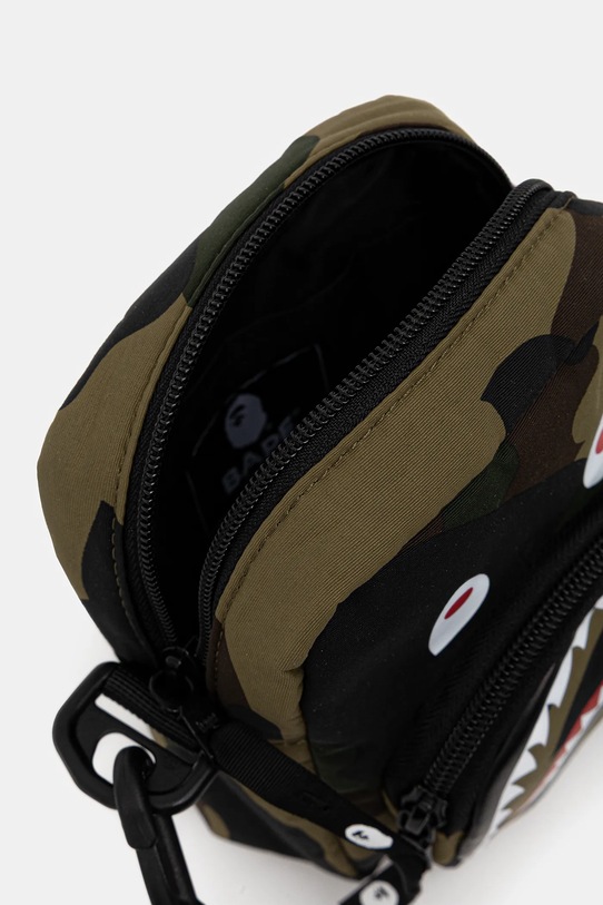 A Bathing Ape saszetka Camo Shark 001SGL301021M zielony