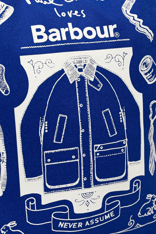 Βαμβακερή τσάντα Barbour x Paul Smith Best In Show μπλε UBA0760BL11