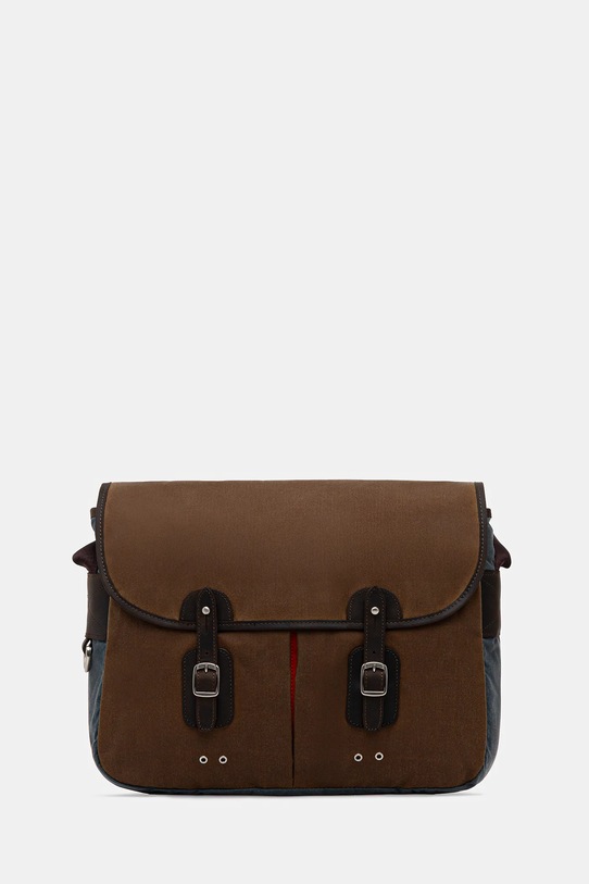 Barbour torba x Paul Smith Wax Tarras tekstylny brązowy UBA0761TA51