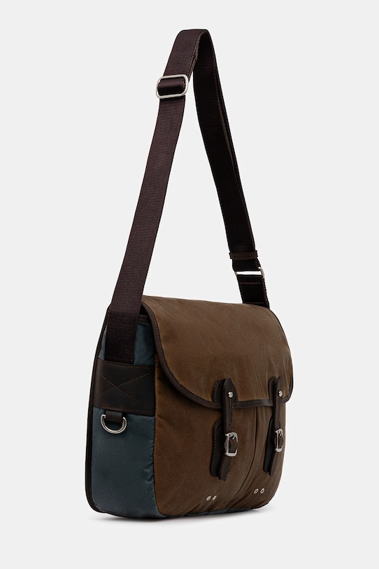 Τσάντα Barbour x Paul Smith Wax Tarras UBA0761TA51 καφέ AW25