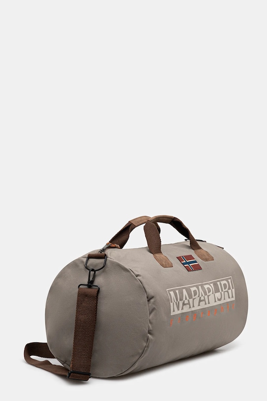 Napapijri borsa in cotone Bering 3 NP0A4GGMN1T1 grigio AW25