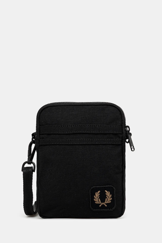 Сумка Fred Perry аппликация чёрный L1194