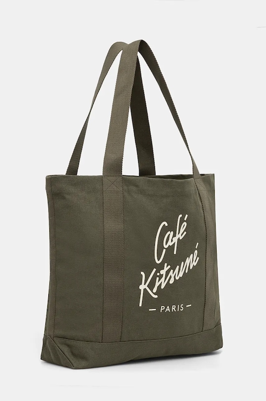 Café Kitsuné torba bawełniana Tote CKNU05101WW9001 zielony AW25