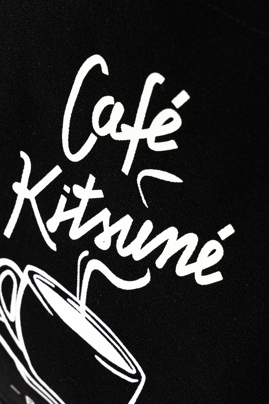 Café Kitsuné torba bawełniana Coffee Cup Tote czarny CKMU05102WW9001