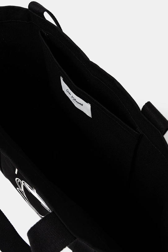 Café Kitsuné torba bawełniana Coffee Cup Tote CKMU05102WW9001 czarny