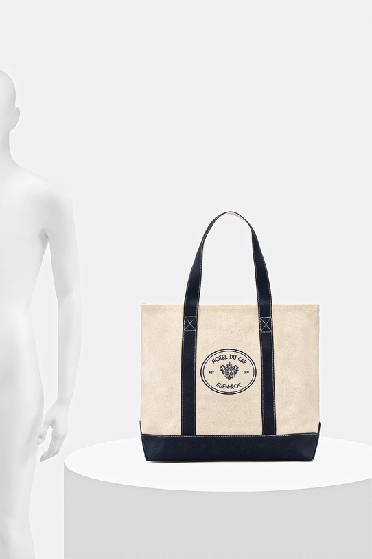 Sporty & Rich torba bawełniana Eden Crest Two Tone Tote BA00660673BE06