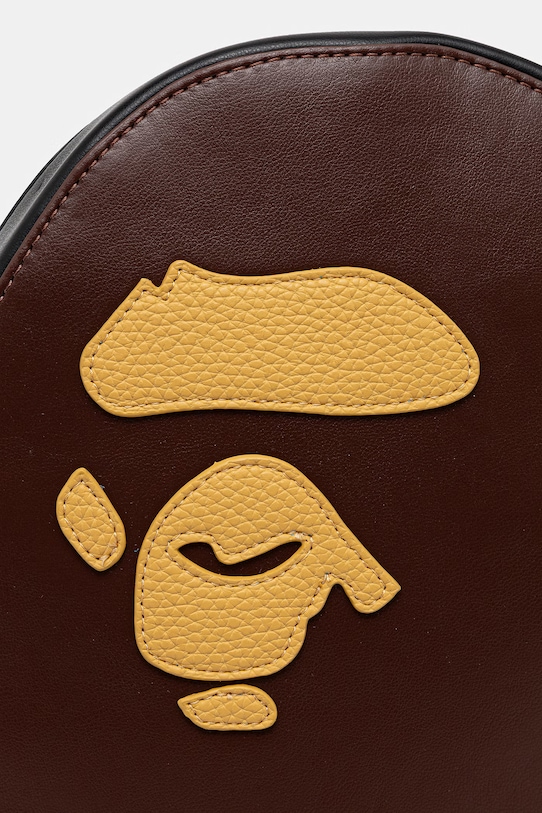 Σακίδιο A Bathing Ape Ape Head καφέ 001SGL801008M
