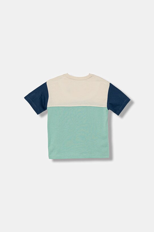 Calvin Klein Jeans t-shirt bawełniany dziecięcy IB0IB02528.104.116.9BYA turkusowy AW25