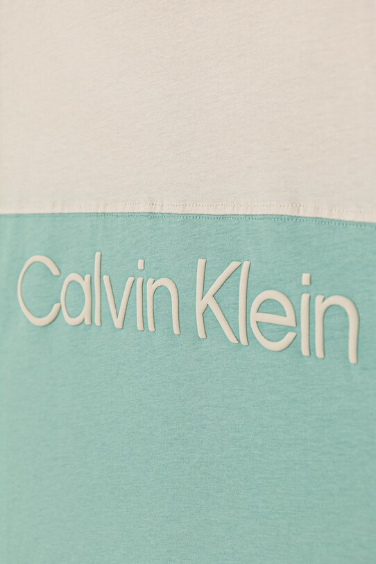 Хлопчик Дитяча бавовняна футболка Calvin Klein Jeans IB0IB02528.128.170.9BYA бірюзовий