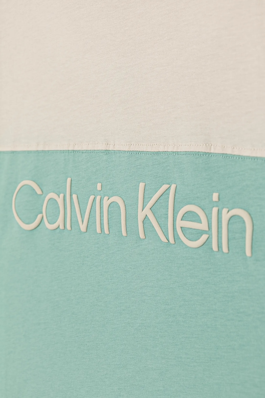 Αγορίστικα Παιδικό βαμβακερό μπλουζάκι Calvin Klein Jeans IB0IB02528.128.170.9BYA τιρκουάζ