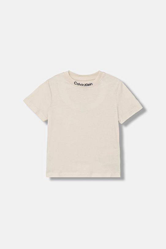 Calvin Klein Jeans t-shirt bawełniany dziecięcy 2-pack IB0IB02529.104.116.9BYA granatowy AW25