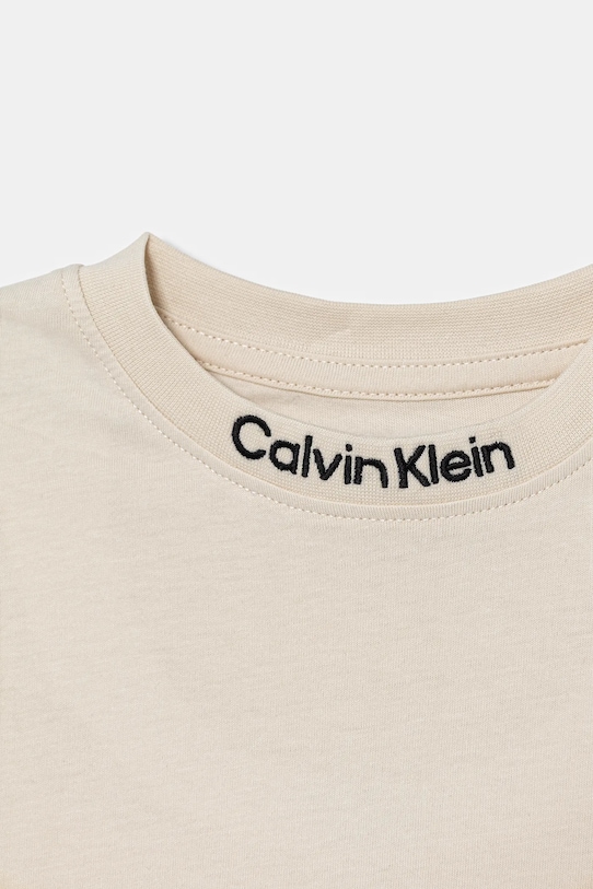 Calvin Klein Jeans t-shirt bawełniany dziecięcy 2-pack granatowy IB0IB02529.104.116.9BYA
