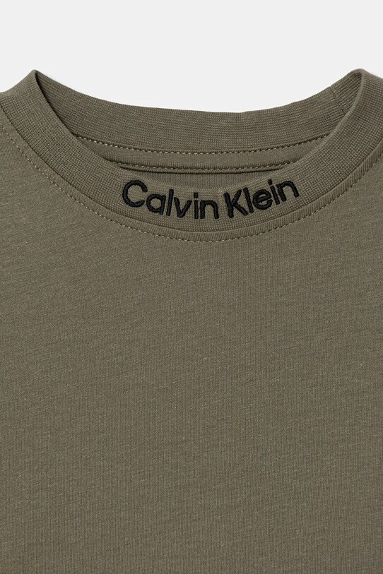 Παιδικό βαμβακερό μπλουζάκι Calvin Klein Jeans 2-pack IB0IB02529.104.116.9BYA