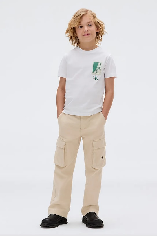 Bavlněné tričko Calvin Klein Jeans IB0IB02532.9BYA