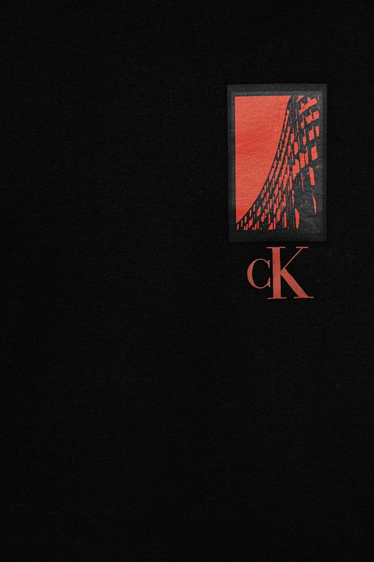Calvin Klein Jeans t-shirt bawełniany czarny IB0IB02532.9BYA