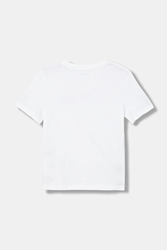 Chłopiec Calvin Klein Jeans t-shirt bawełniany dziecięcy IB0IB02544.9BYA biały