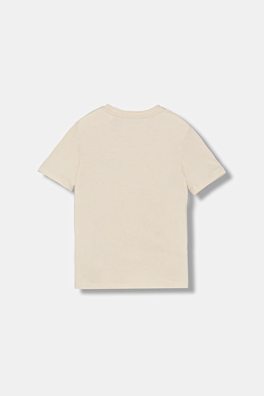 Dětské bavlněné tričko Calvin Klein Jeans IB0IB02544.9BYA béžová AW25