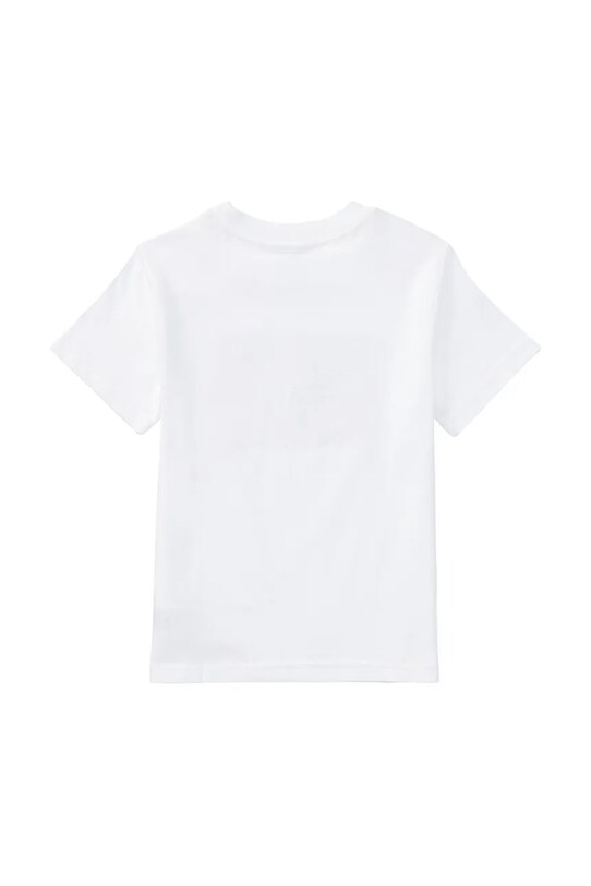 Дитяча бавовняна футболка Polo Ralph Lauren 322843794004 білий AW25