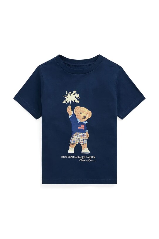 Tričko Polo Ralph Lauren okrúhly tmavomodrá 322979103001