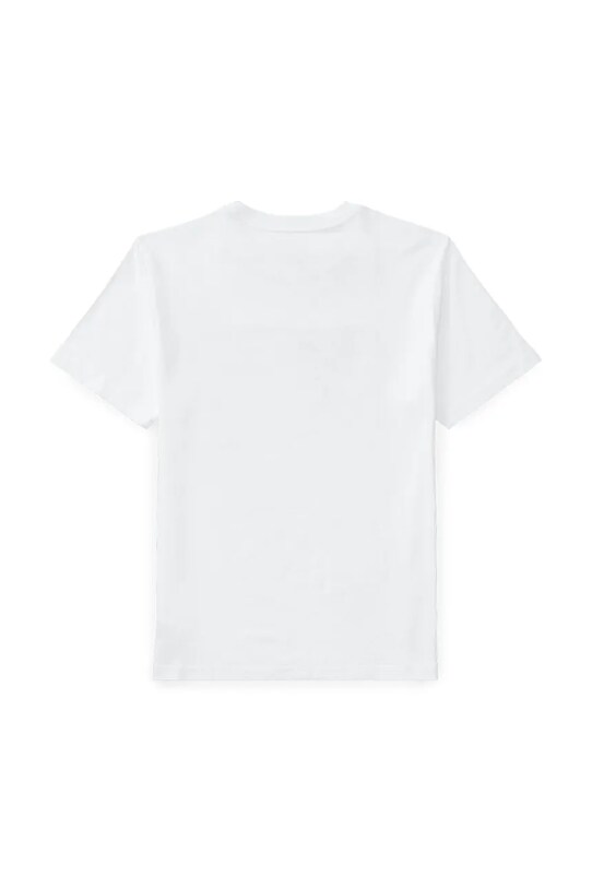 Детская хлопковая футболка Polo Ralph Lauren 323843794004 белый AW25