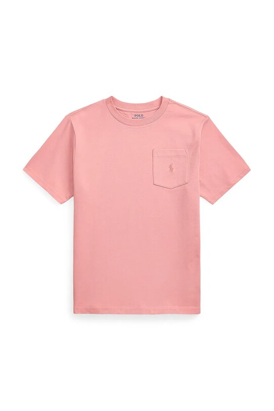 Футболка Polo Ralph Lauren круглый вырез розовый 323970333009