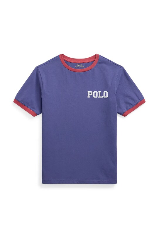Polo Ralph Lauren gyerek pamut póló pamut sötétkék 323971297003