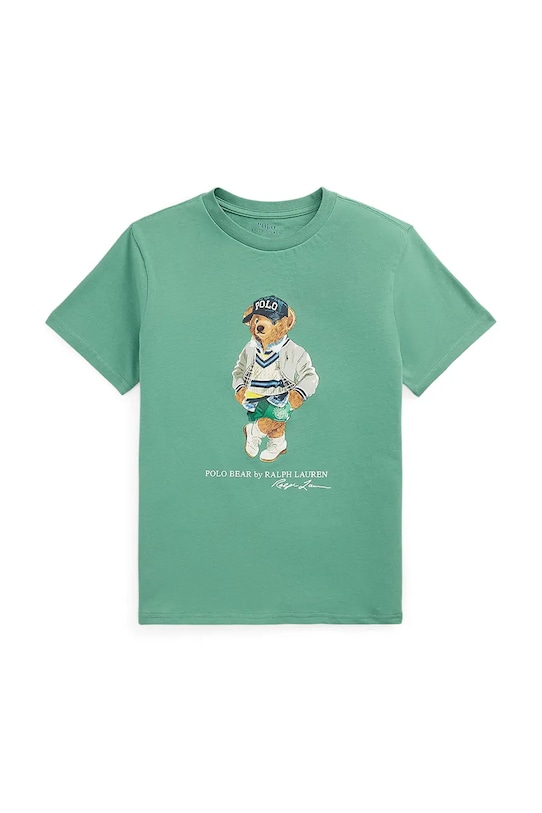 Polo Ralph Lauren t-shirt okrągły zielony 323973121001