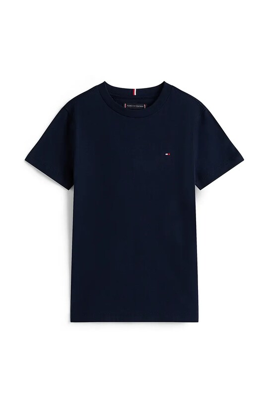 Dětské bavlněné tričko Tommy Hilfiger KB0KB06879.128.176.9BYA námořnická modř AW25