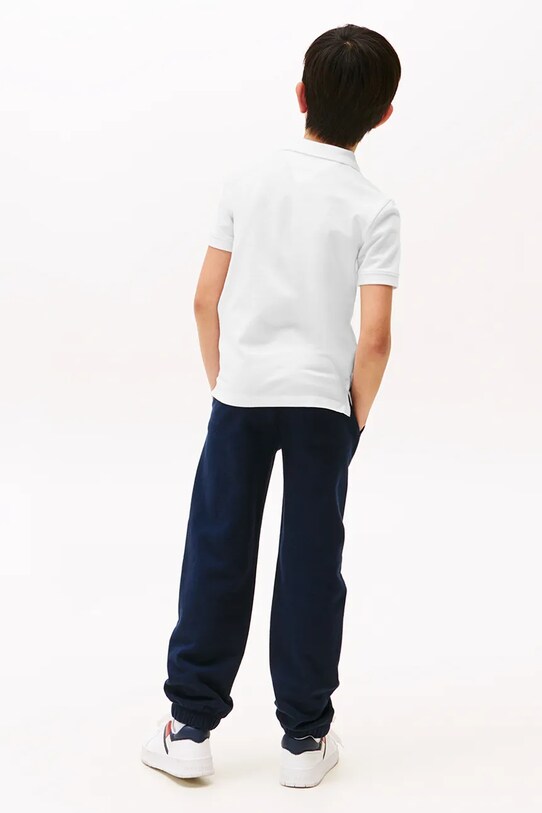 Tommy Hilfiger polo bawełniane dziecięce biały KB0KB09711.9BYA