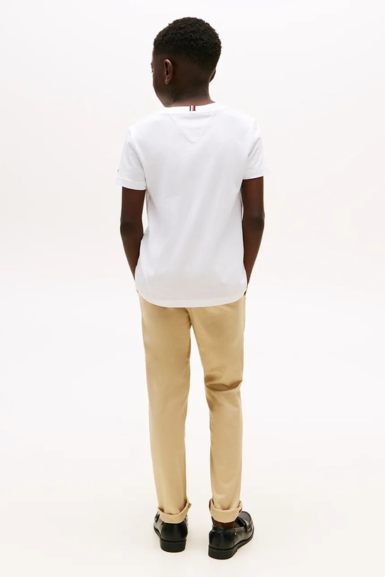 Tommy Hilfiger t-shirt biały KB0KB09725.86.122.9BYA