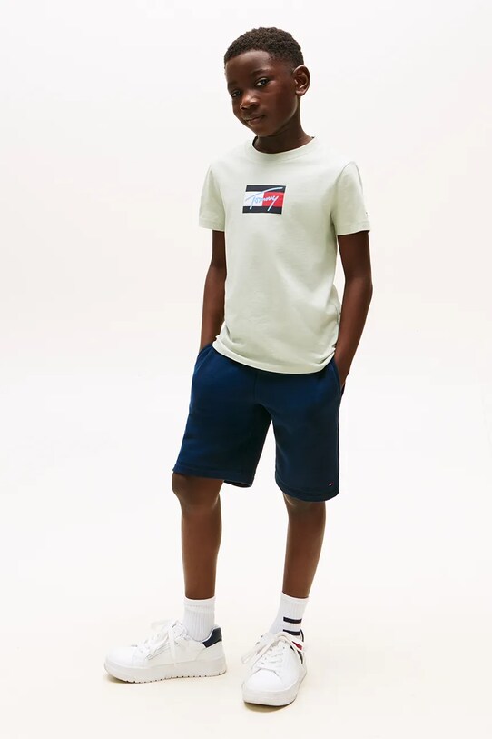 Хлопчик Футболка Tommy Hilfiger KB0KB09725.86.122.9BYA бежевий