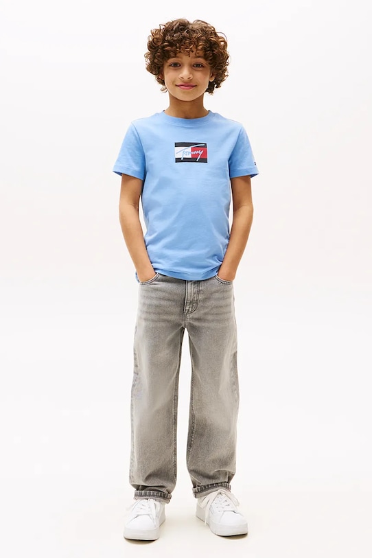 Мальчик Футболка Tommy Hilfiger KB0KB09725.86.122.9BYA голубой