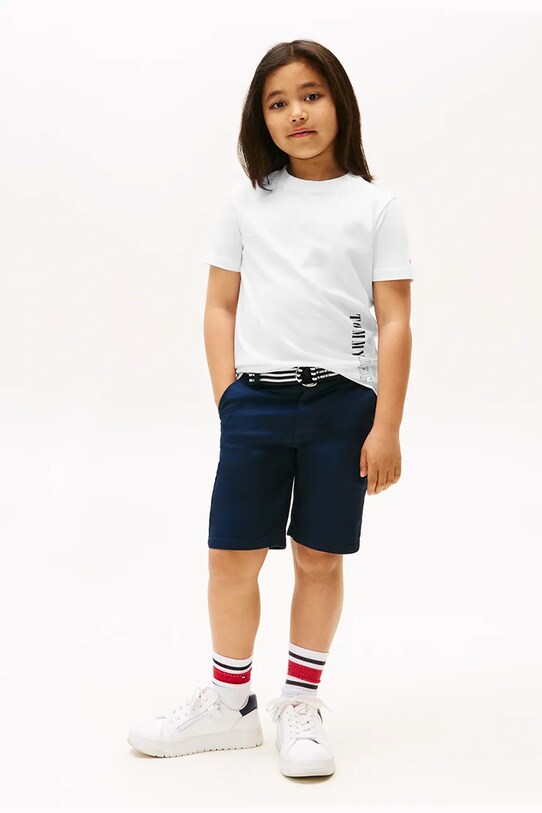 CHLAPEC Tričko Tommy Hilfiger KB0KB09870.9BYA bílá