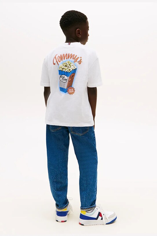 Tommy Hilfiger t-shirt biały KB0KB09718.116.122.9BYA