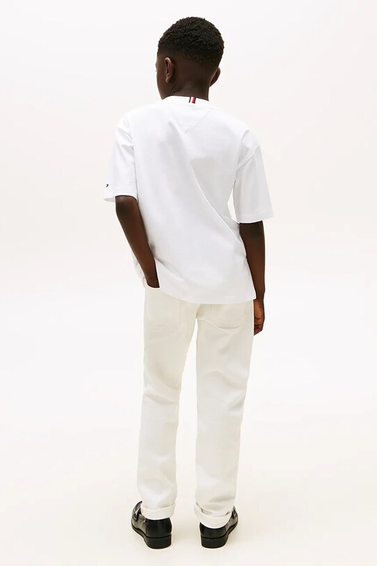 Tommy Hilfiger t-shirt biały KB0KB09799.9BYA