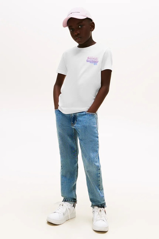 Tommy Hilfiger t-shirt biały KB0KB09848.116.122.9BYA