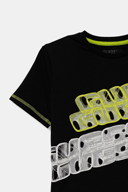 Chłopiec Guess t-shirt dziecięcy L5YI01.K8HM4.9BYA czarny