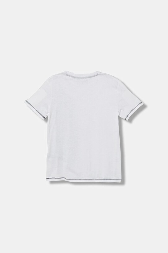 Guess t-shirt bawełniany dziecięcy L5YI03.K8HM4.9BYA biały AW25