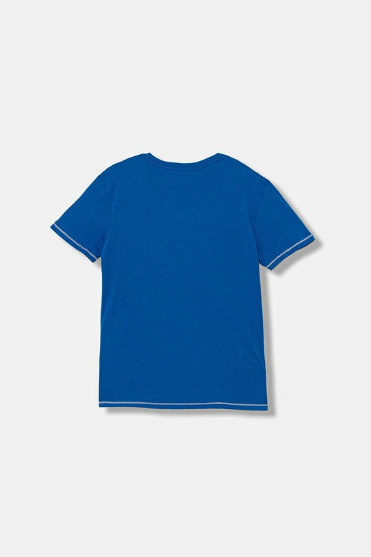 Guess t-shirt bawełniany dziecięcy L5YI03.K8HM4.9BYA niebieski AW25