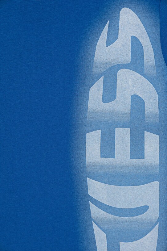 Chłopiec Guess t-shirt bawełniany dziecięcy L5YI03.K8HM4.9BYA niebieski
