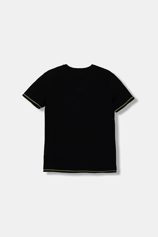 Guess t-shirt bawełniany dziecięcy L5YI03.K8HM4.9BYA czarny AW25