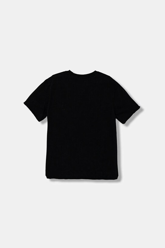 Guess t-shirt bawełniany dziecięcy L5YI08.K8HM4.9BYA czarny AW25