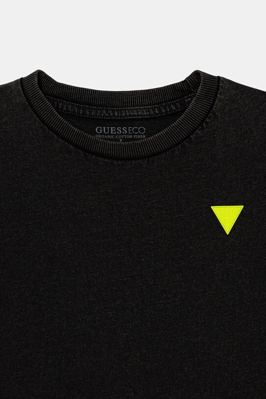 Chłopiec Guess t-shirt bawełniany dziecięcy L5YI12.K8HM4.9BYA czarny