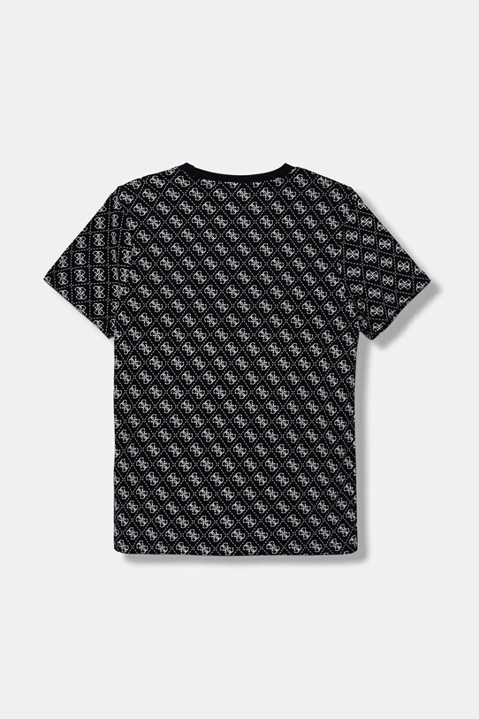Guess t-shirt bawełniany dziecięcy L5YI19.K8HM4.9BYA niebieski AW25