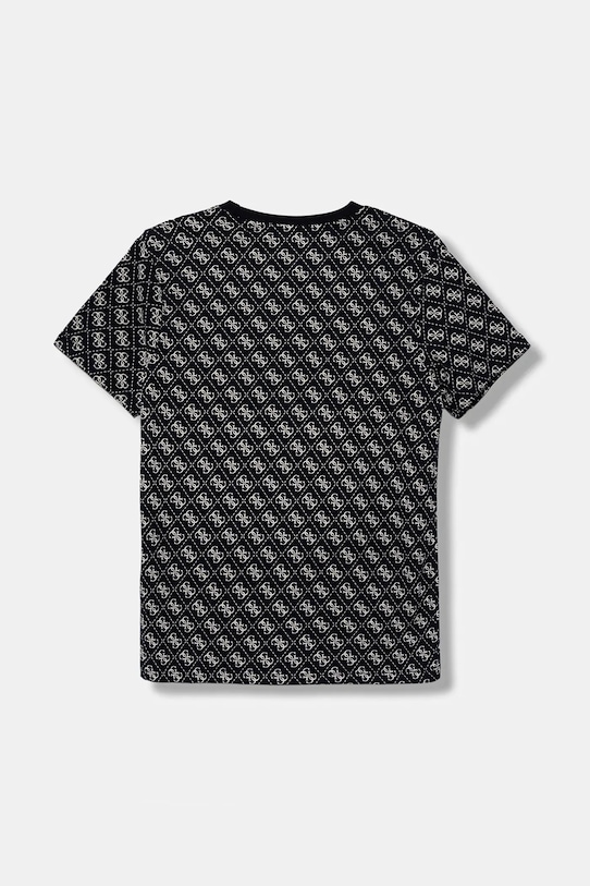 Guess t-shirt bawełniany dziecięcy L5YI19.K8HM4.9BYA niebieski AW25