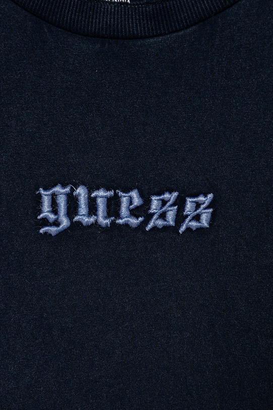 Chłopiec Guess t-shirt bawełniany dziecięcy L5YI20.K8HM4.9BYA granatowy