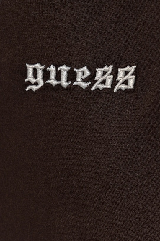 Chłopiec Guess t-shirt bawełniany dziecięcy L5YI20.K8HM4.9BYA brązowy