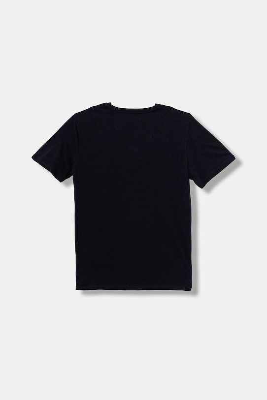 Guess t-shirt bawełniany dziecięcy L5YI29.K8HM4.9BYA granatowy AW25